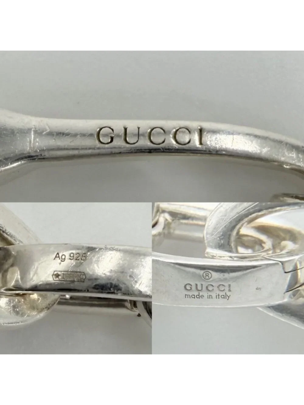 Gucci Necklace Chiodo Intertwined 925 Sterling Silver